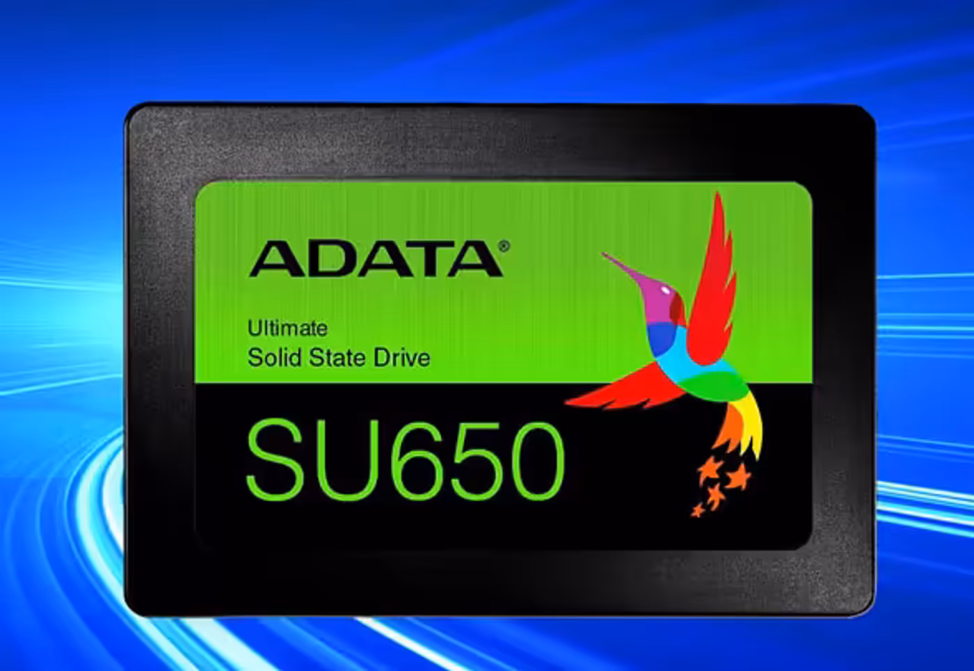 ADATA SU650 512GB 2.5-inch internal SSD shown from the front