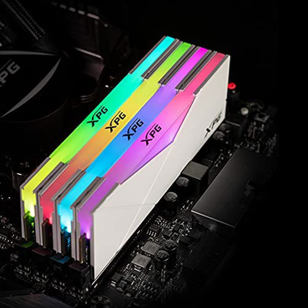 ADATA XPG D50 16GB 3600MHz DDR4 RGB Memory - White | High