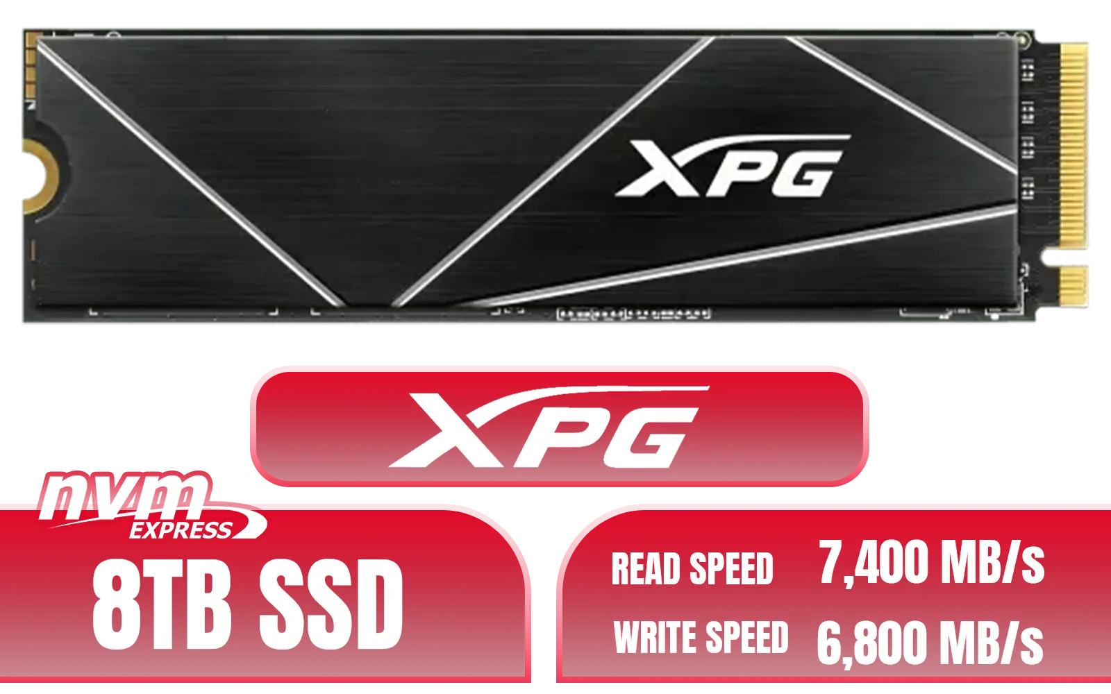 XPG GAMMIX S70 Blade 8TB NVMe SSD — Gen4x4 Performance | Evetech