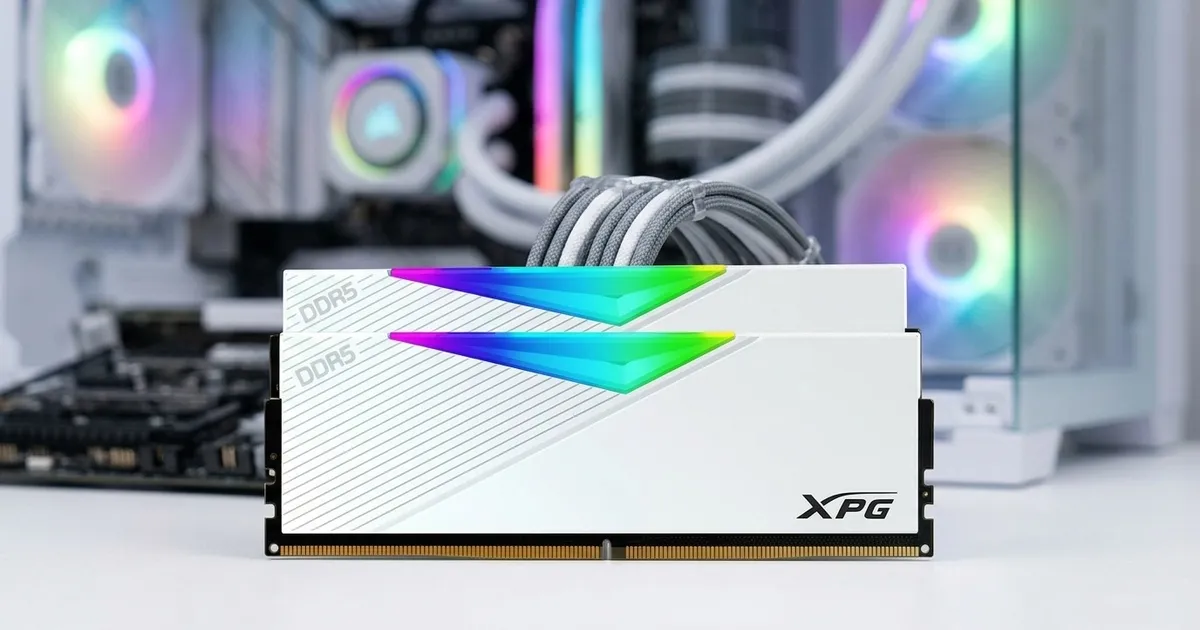ADATA XPG Lancer 32GB (2x16GB) DDR5 6000MHz CL30 RGB - White | Evetech