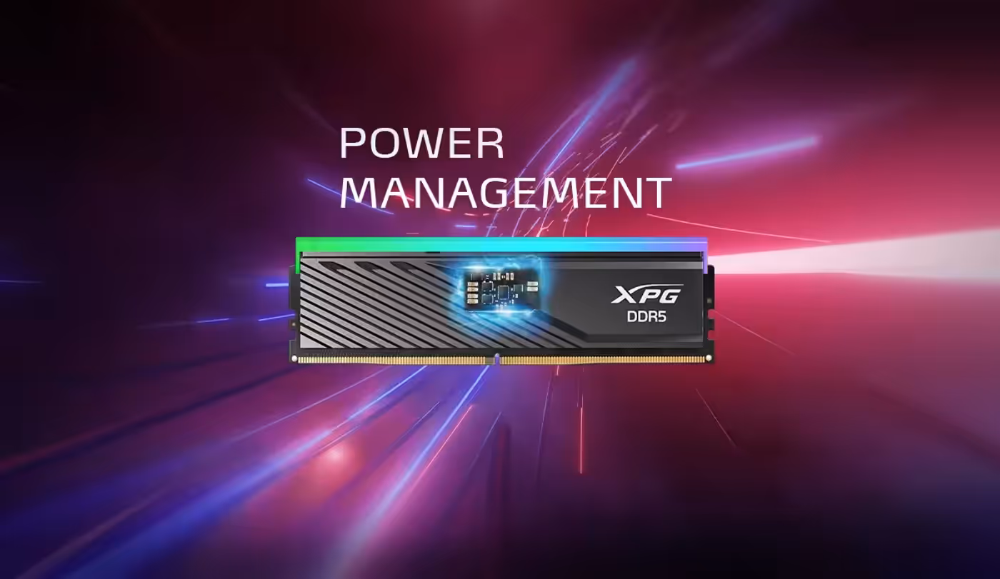 Power management features of ADATA XPG Lancer RGB DDR5 memory for efficient energy use