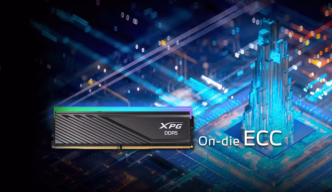 High-stability ADATA XPG Lancer DDR5 RAM with integrated error correction technology