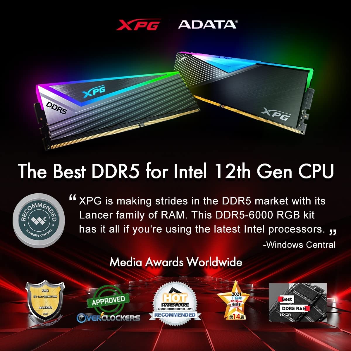 Ddr5 Ram Best Ram In Market ADATA XPG Lancer RGB 16GB (16GB X