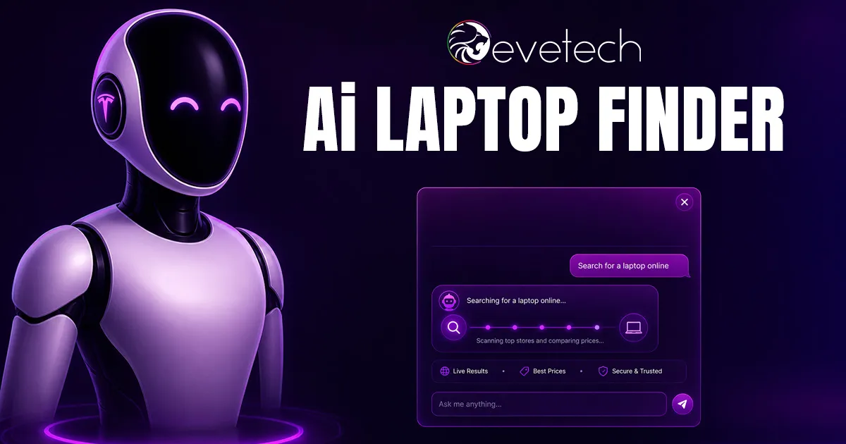 AI Laptop Finder | Your Perfect Laptop in 60s | Evetech