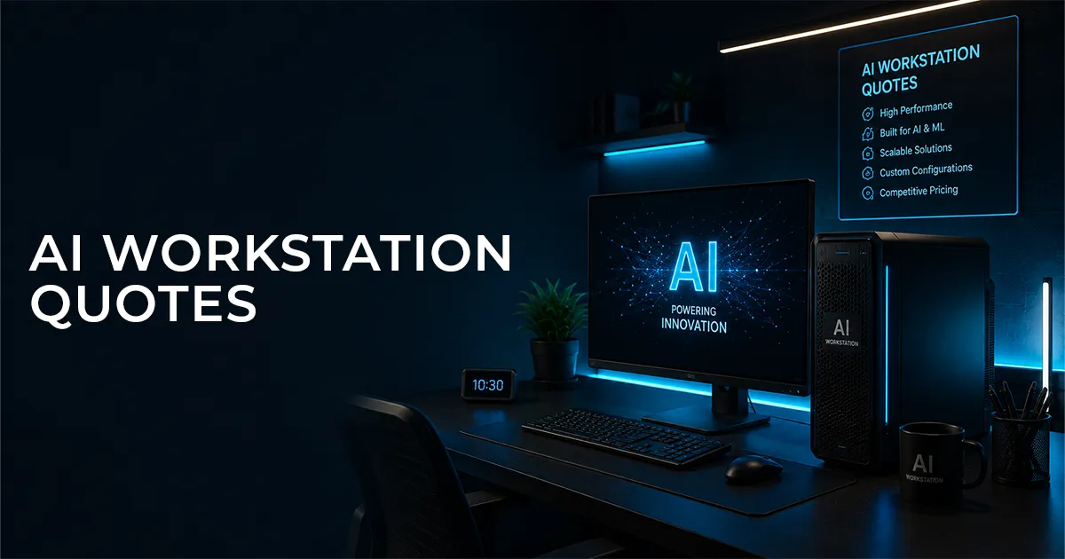 AI Workstation Quotes South Africa | Evetech
