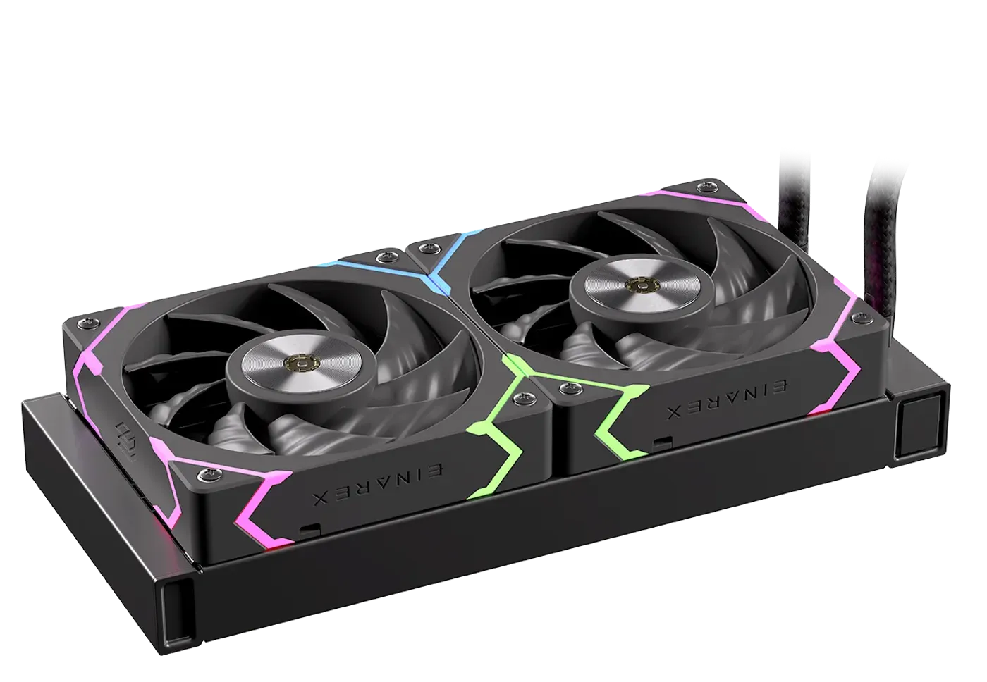 EINAREX Vertex 240 White CPU Liquid Cooler — ARGB, 2800 RPM | Evetech