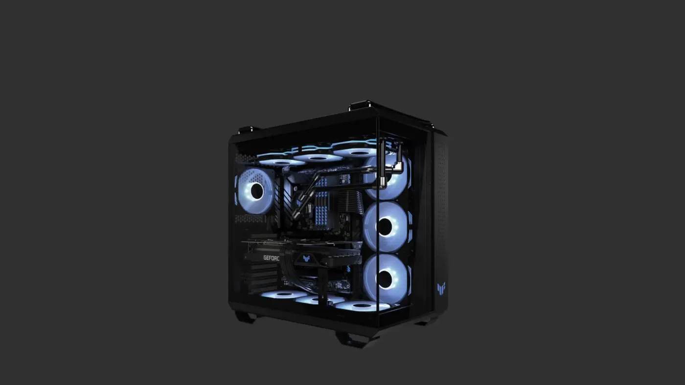 Airflow demonstration showing standard and reverse fan airflow patterns