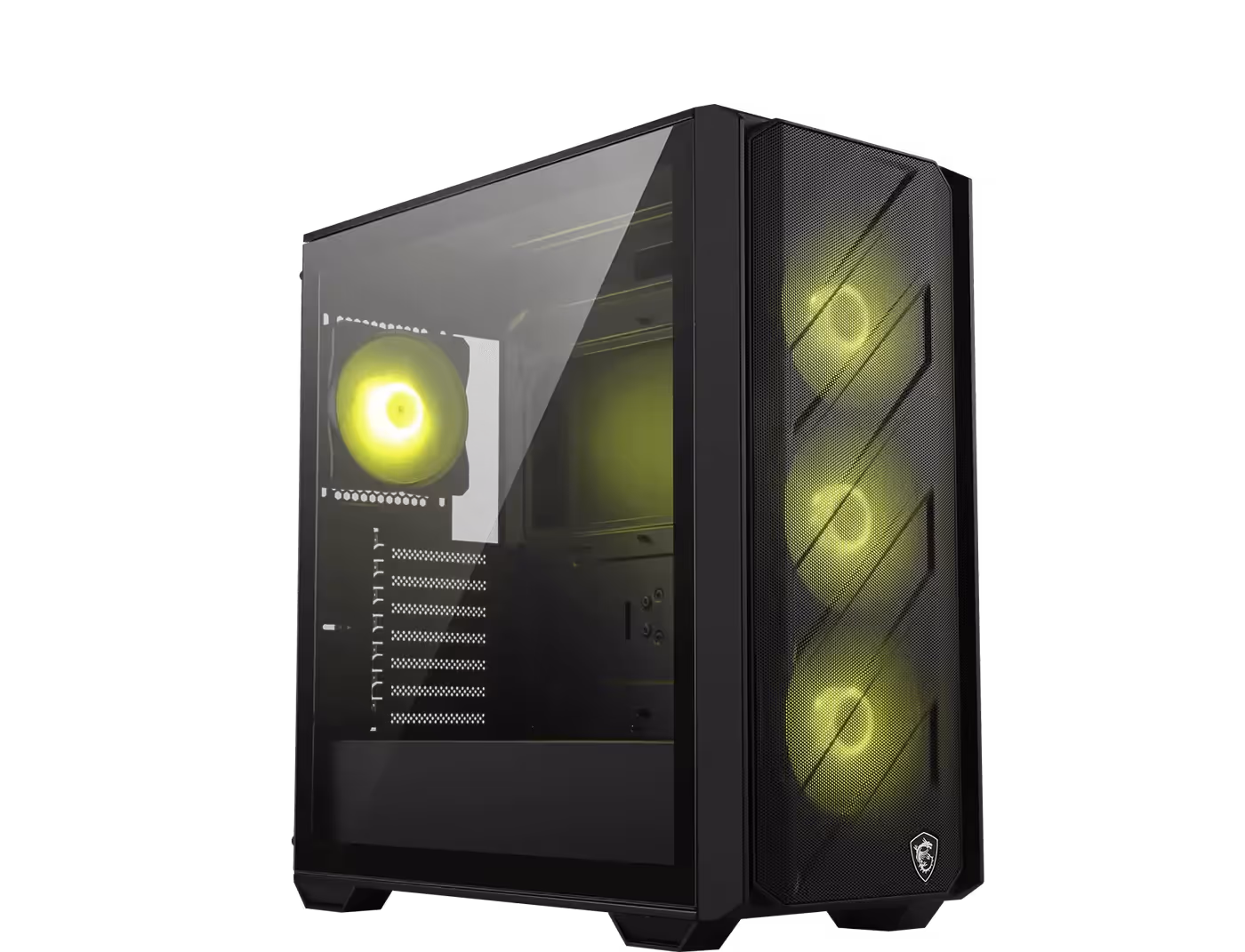 Internal airflow diagram of the MAG FORGE 330R AIRFLOW showing support for 11 fans