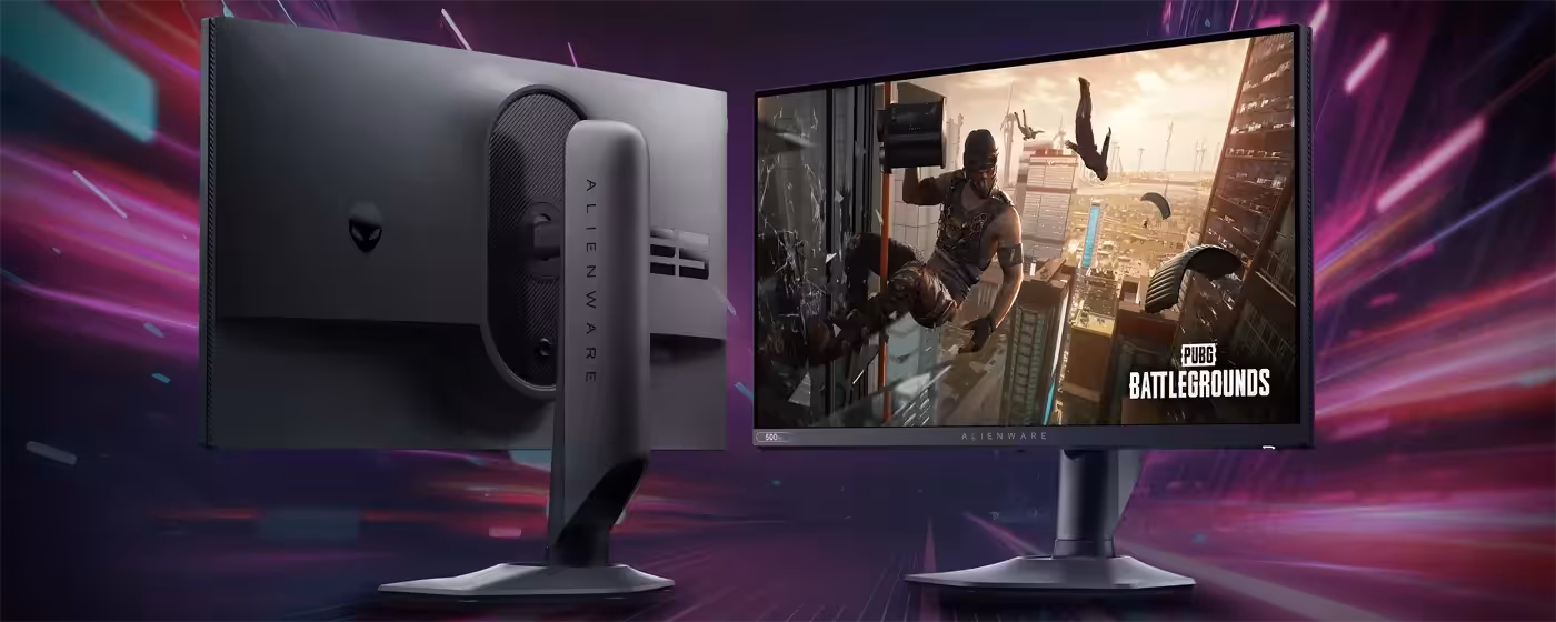 Alienware AW2524HF gaming monitor shown from the front