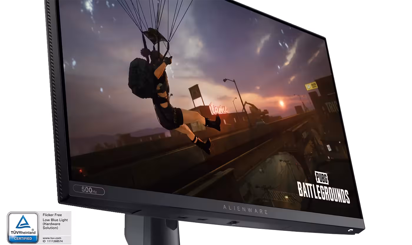 Vivid game visuals displayed on the Alienware AW2524HF