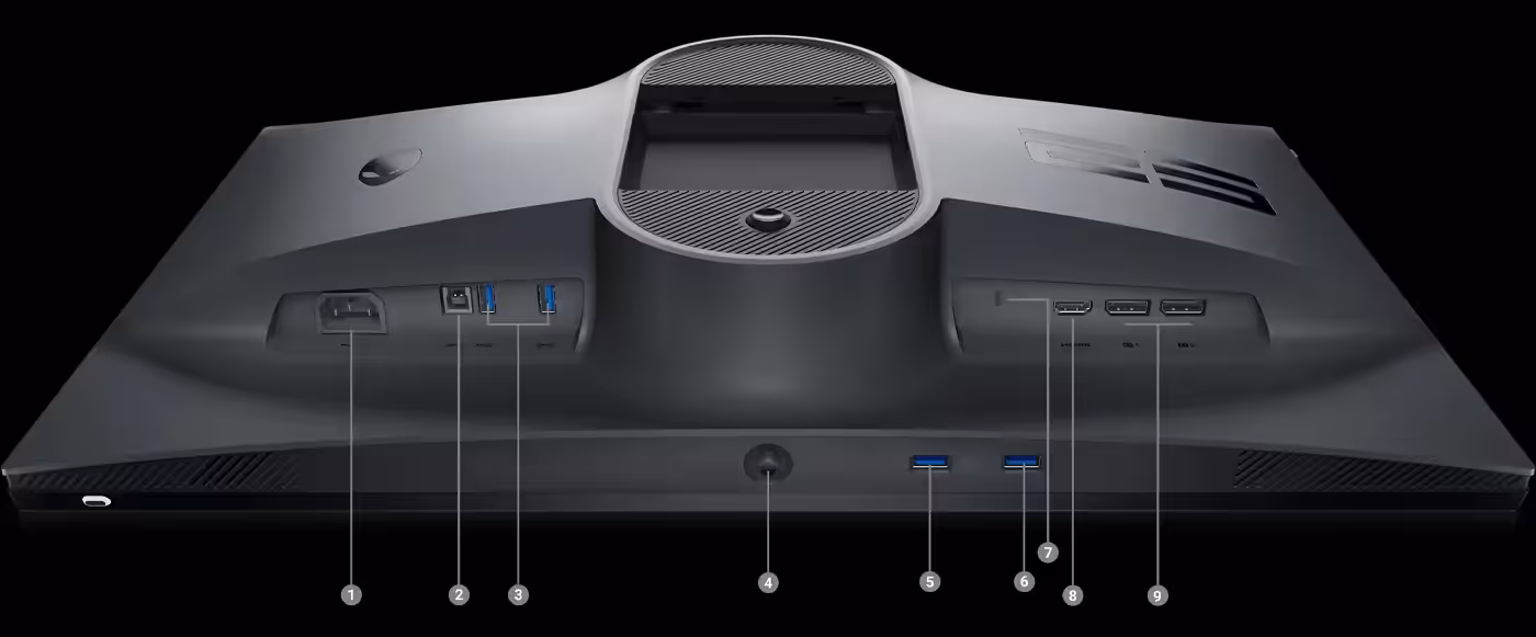Console connected to the AW2524HF over HDMI