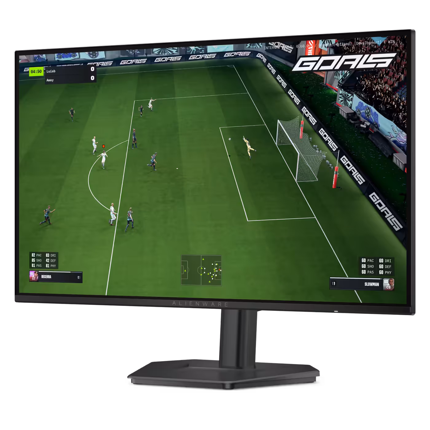 Alienware AW2726DL three-quarter view