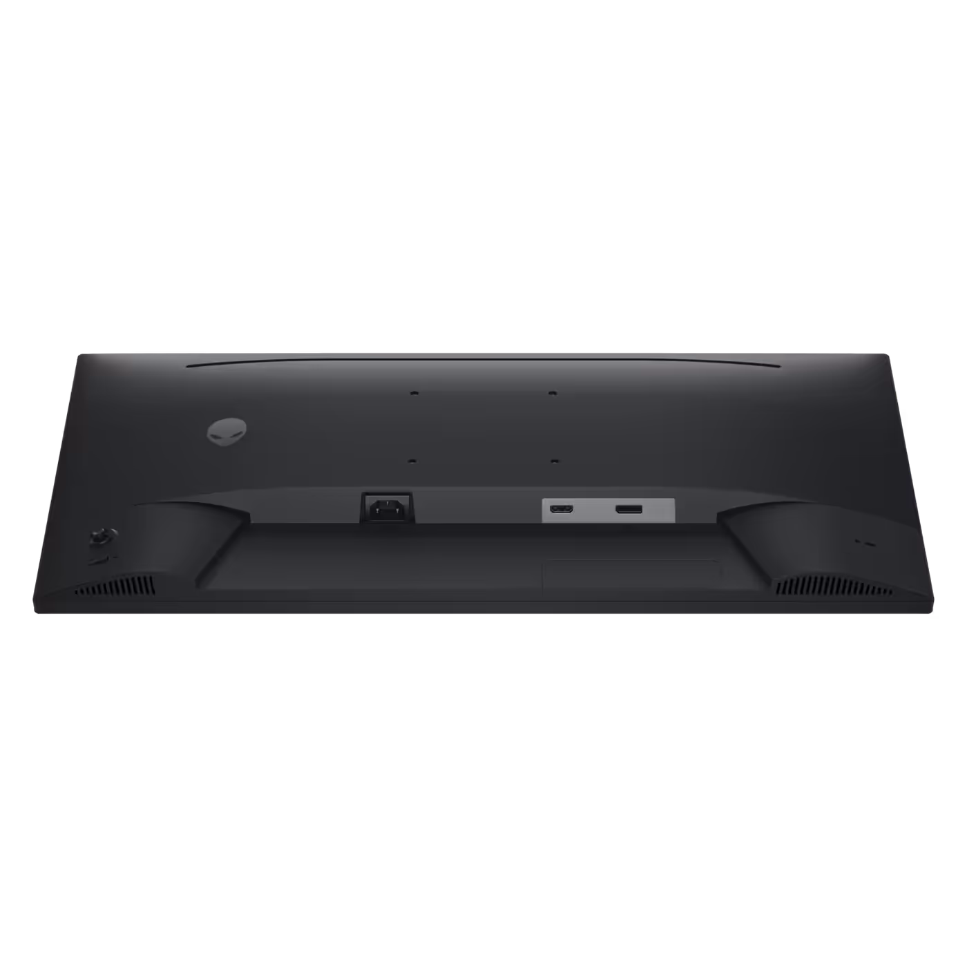 Alienware AW2726DL rear ports and stand base