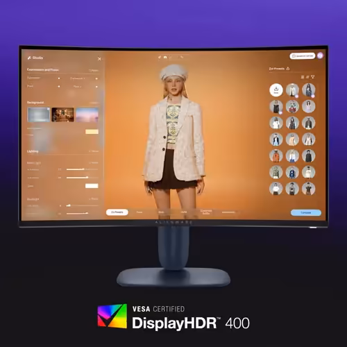 Stunning display with vibrant colors