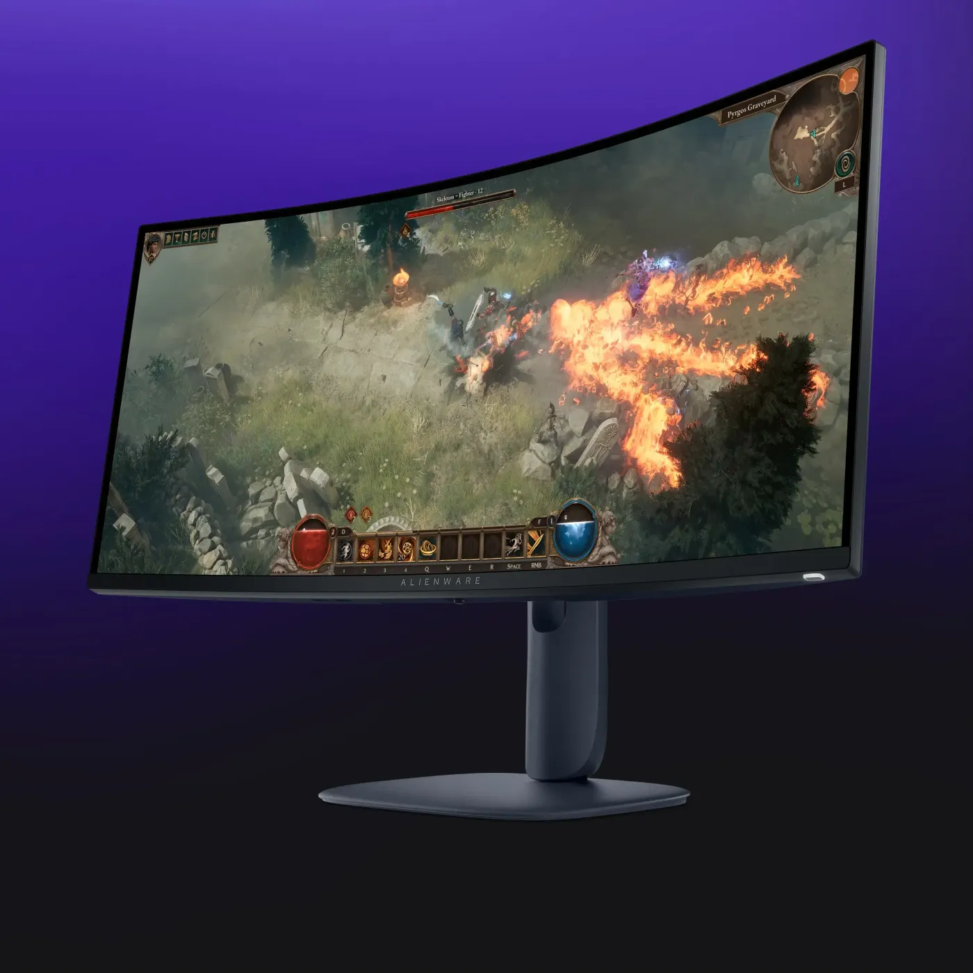 Alienware AW3425DWM 34in Curved Gaming Monitor, 180Hz | Evetech