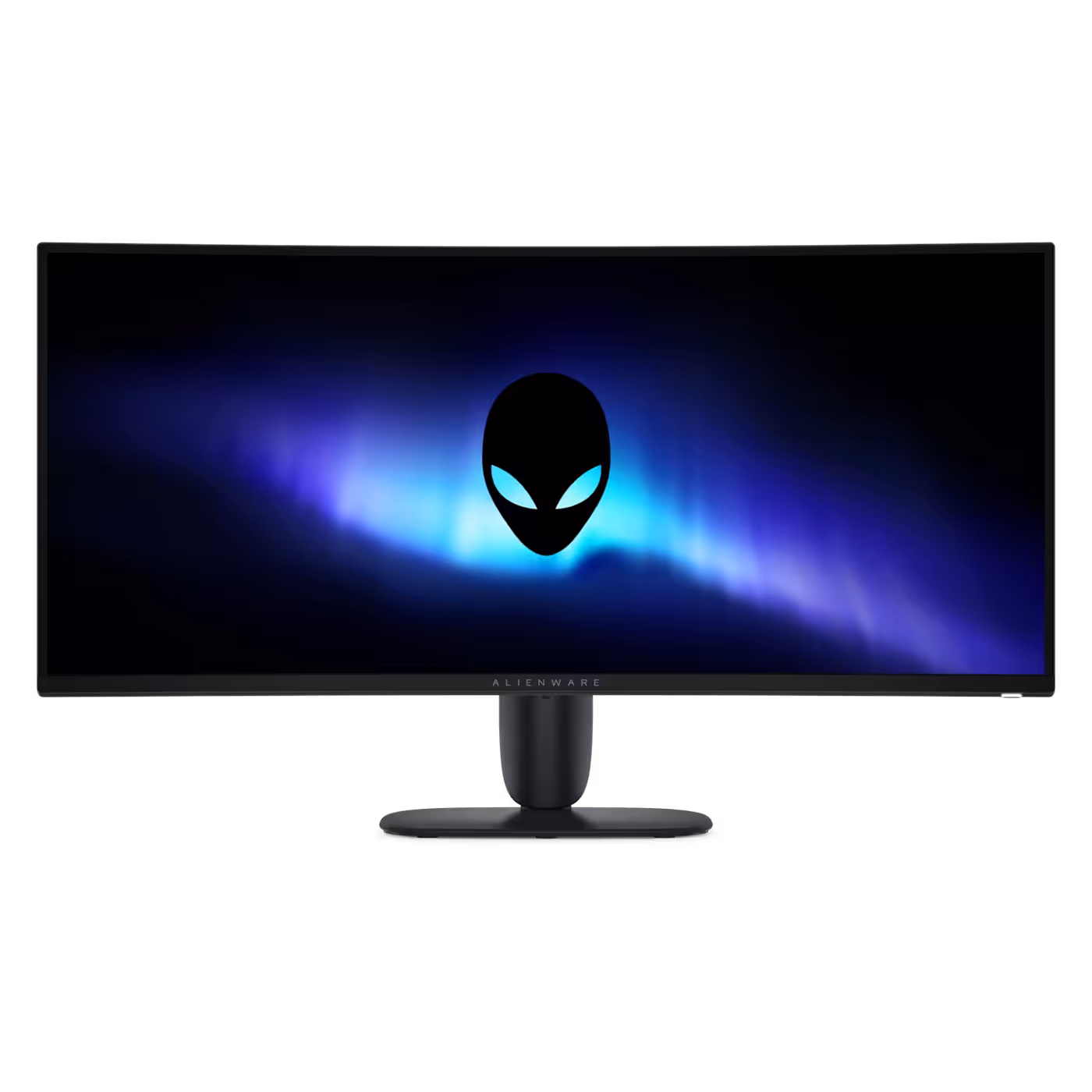 Alienware AW3426DWM front view with game on screen