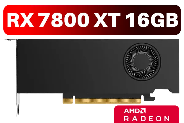 AMD Radeon RX 7800 XT 16GB GDDR6 Gaming Graphics Card