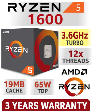 AMD RYZEN 5 1600 Processor