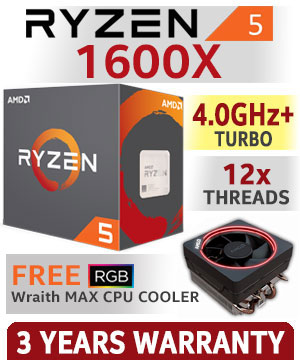 AMD RYZEN 5 1600X Processor