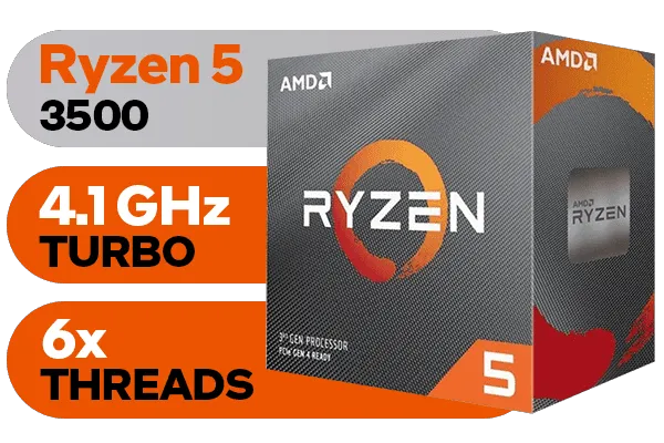 Buy AMD RYZEN 5 3500 Desktop PC - 4.1GHz Performance & GT 710