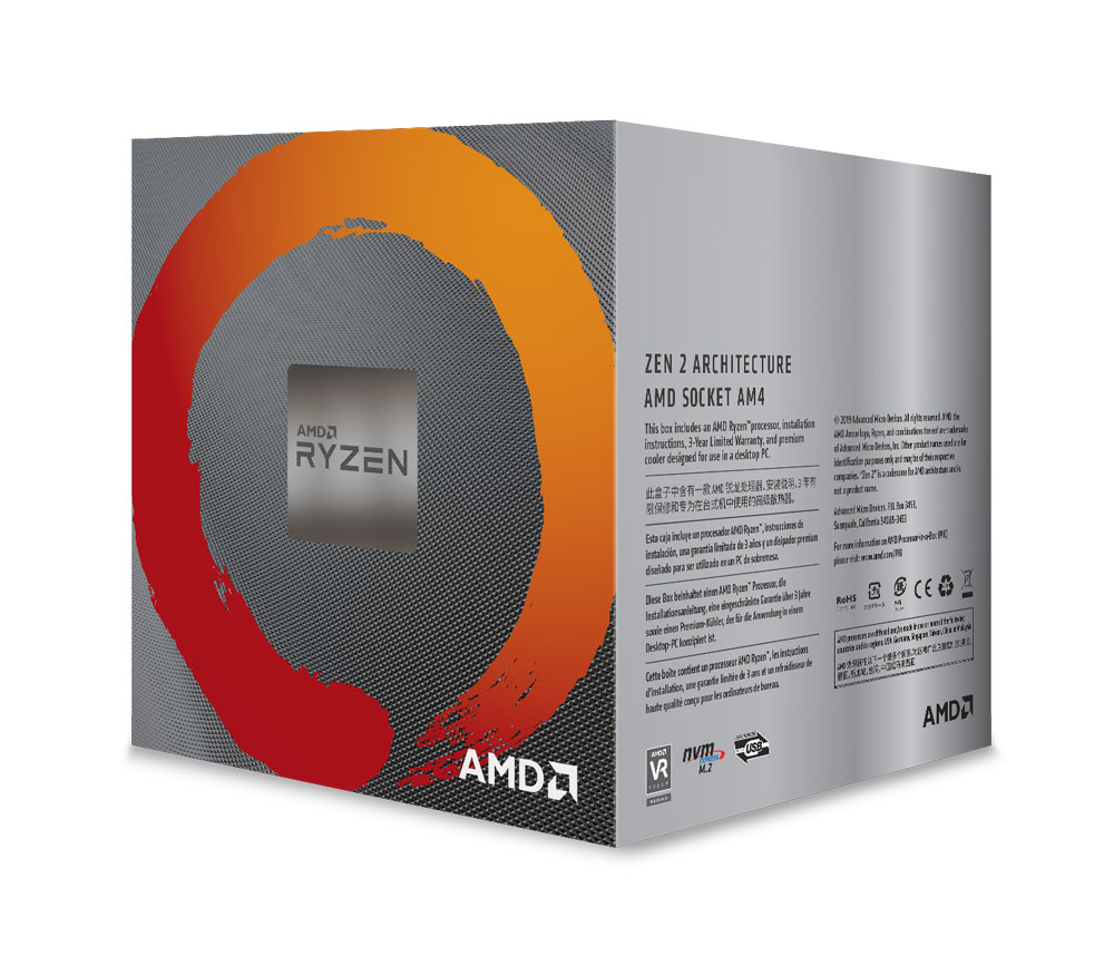 CPU AMD Ryzen 5 3600 CPU AM4 AMD Ryzen 5 3600, 6 Core, 12 Thread, 4.0 GHz - AM4 CPU