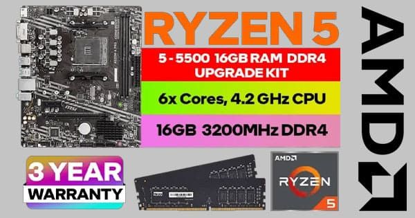 Ryzen5 5600 A520M-HDV W4U3200CD-16G×2