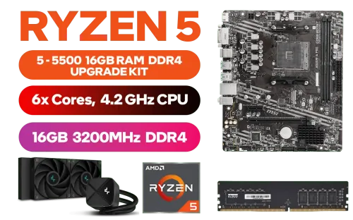 ryzen-5-5500-upgrade-kit-msi-a520m-a-pro-16gb-3200 - Image 1