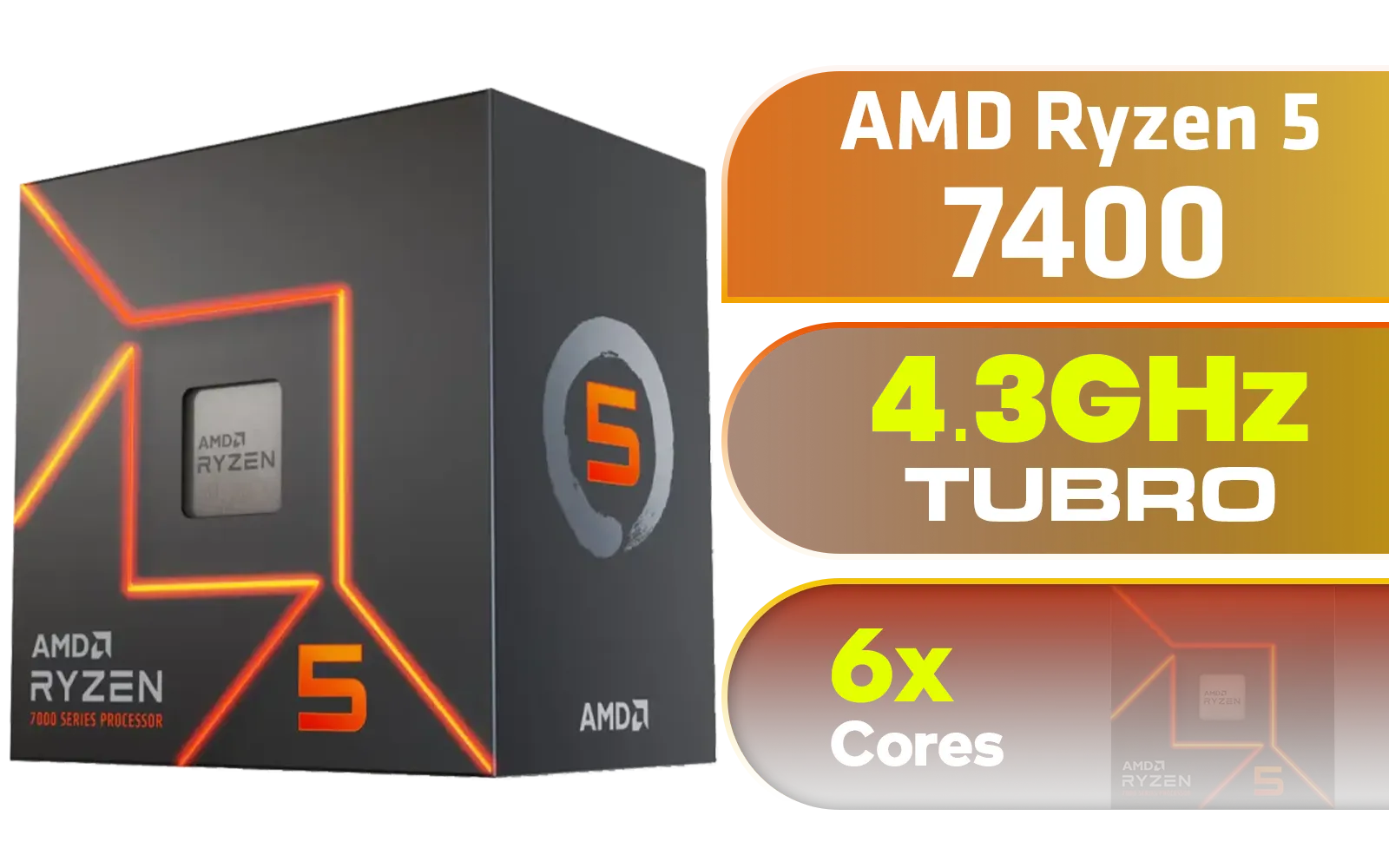 amd-ryzen-5-7400-am5-desktop-cpu - Image 1