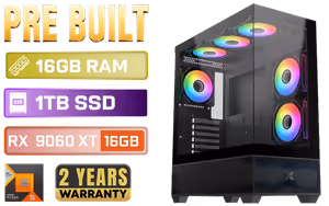 ryzen-5-7500x3d-rx-9060-xt-gaming-pc-16gb-1tb-nvme-wifi - Image 1