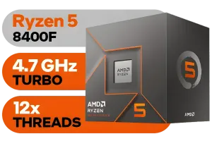 AMD Ryzen 5 8400F Processor - High Performance CPU for Gaming
