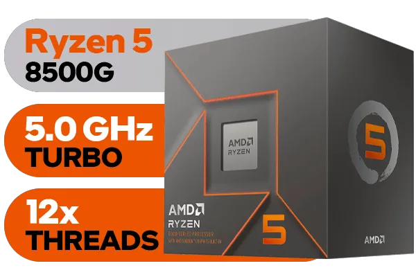 Buy AMD RYZEN 5 8500G Gaming PC - High Performance RTX 4060