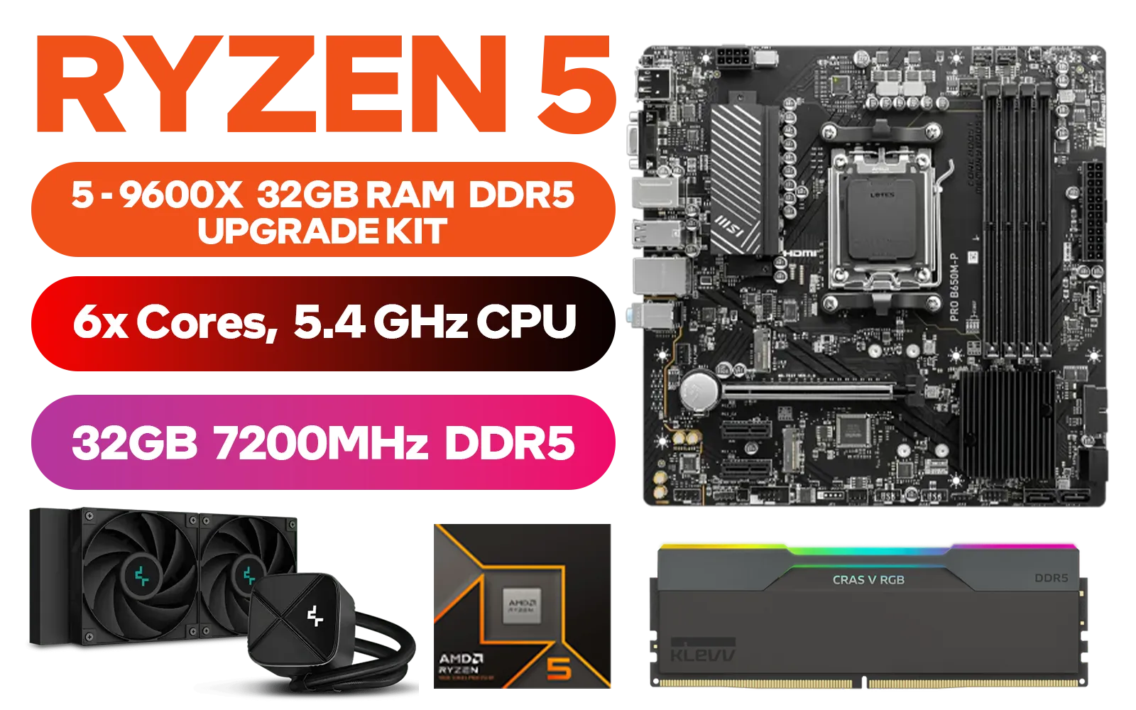 Ryzen 5 5500 upgrade kit for smooth gaming
