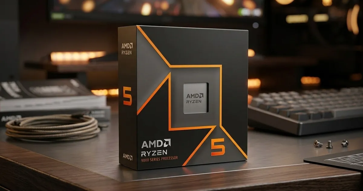 AMD Ryzen 5 9600X 6-Core 3.9GHz (5.4GHz Boost) CPU | Evetech