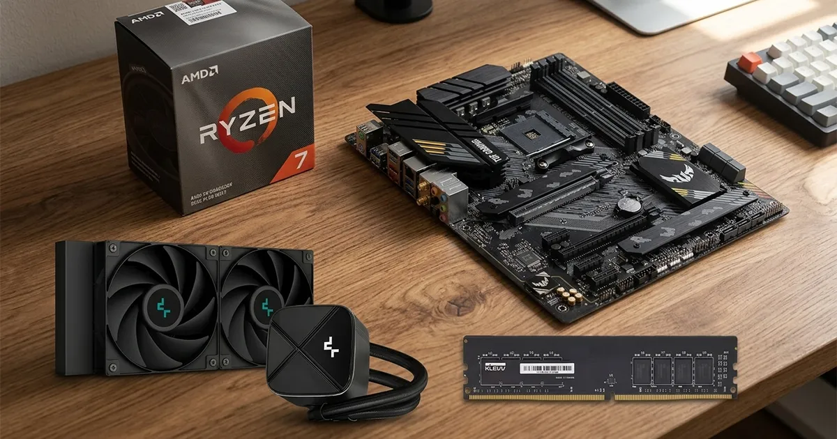 AMD Ryzen 7 5700 B550 Upgrade Kit w/ 16GB DDR4 3200 | Evetech