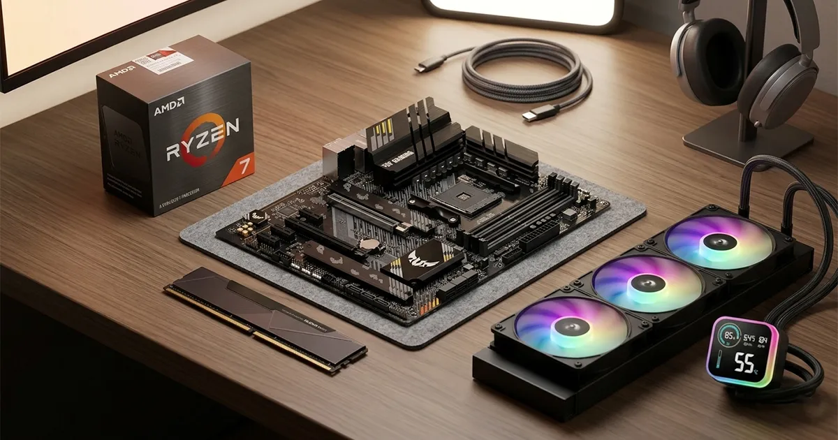 AMD Ryzen 7 5700 B550 32GB DDR4 Gaming Upgrade Kit | Evetech