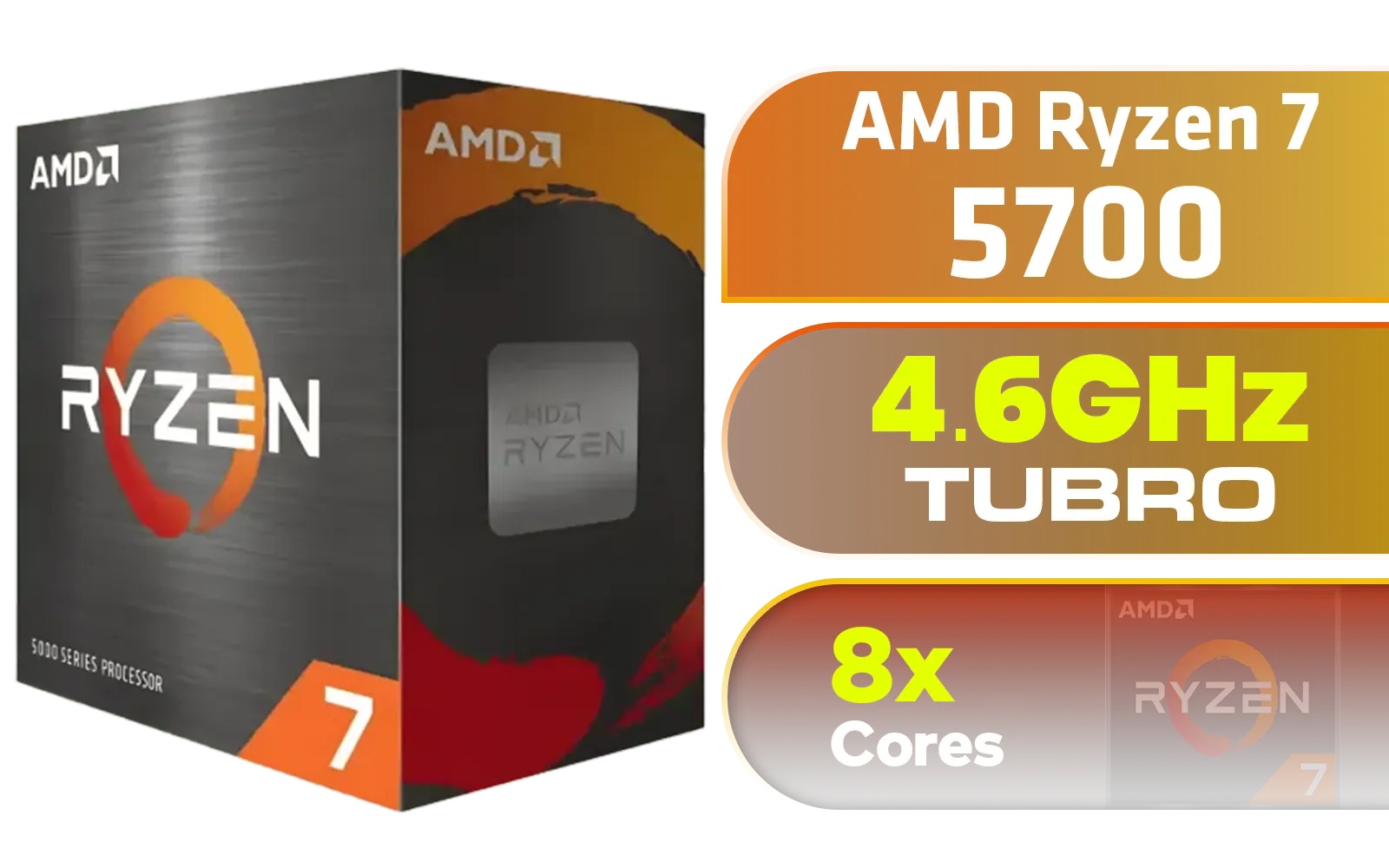 AMD Ryzen 7 5700 Processor - Image 1