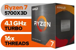 AMD Ryzen 7 5700X3D 8-Core 3.0GHz Desktop CPU | Evetech