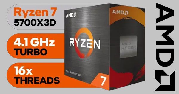 AMD Ryzen 7 5700X3D CPU 本体　美品 Amazon | AMD Ryzen 7 5700X3D without cooler AM4 3.0GHz 8コア / 16