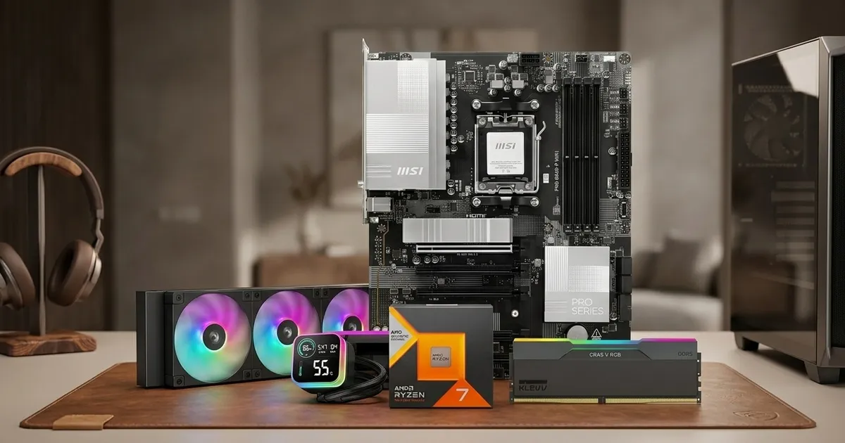 AMD Ryzen 7 7800X3D Pro B840-P WiFi Upgrade Kit | Evetech