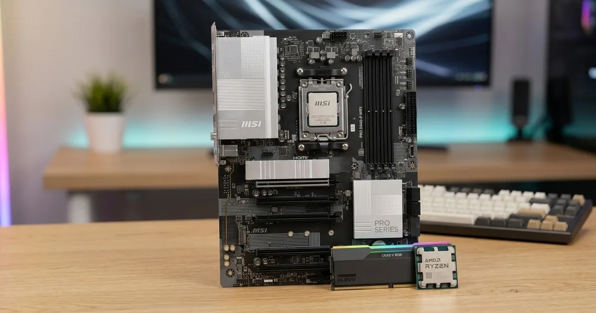 AMD Ryzen 7 8700F Kit — 32GB DDR5 7200MHz + MSI B840-P WiFi | Evetech