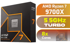 AMD Ryzen 7 9700X Processor AMD Ryzen 7 9700X Processor - Image 1