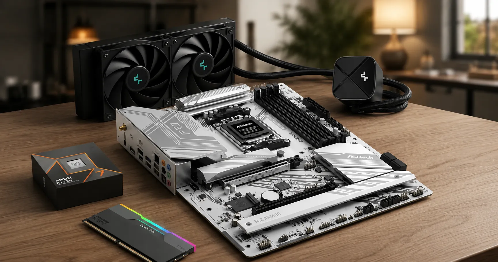 AMD RYZEN 7 9700X Kit — X870 Pro RS, 32GB DDR5 7200 | Evetech