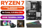 AMD RYZEN 7 9700X Pro X870-P WiFi 32GB DDR5 7200MHz Upgrade Kit - image 1