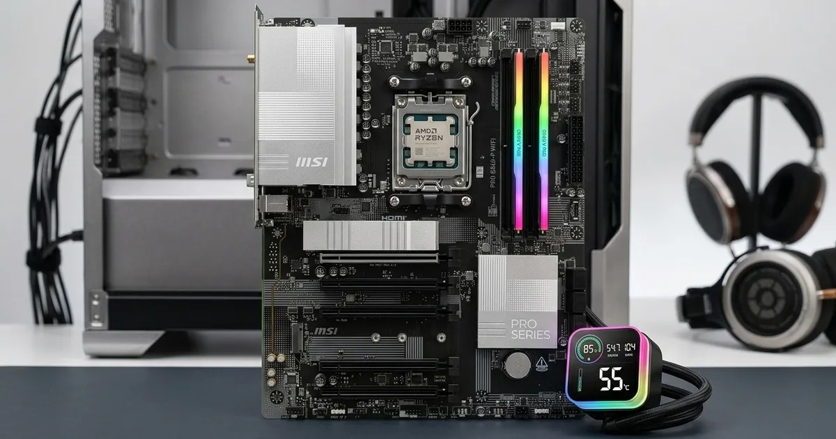 AMD Ryzen 7 9800X3D 32GB DDR5-7200 Upgrade Kit - MSI B840-P | Evetech