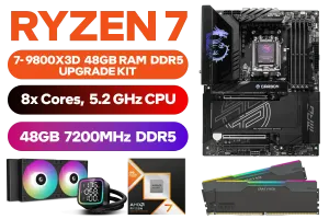 AMD RYZEN 7 9800X3D Upgrade Kit - MPG X870E Carbon WiFi 48GB DDR5 - image 1