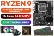 AMD RYZEN 9 9900X PRO B650-S WiFi Upgrade Kit - 32GB DDR5 7200MHz - image 1