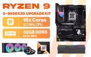 AMD Ryzen 9 9950X3D Kit with X870E-E WiFi, 32GB DDR5 - image 1