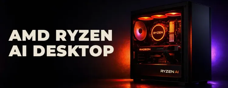 AMD Ryzen AI Desktop PC SA - High-performance AI desktop