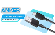 Anker 322 USB-A to USB-C Braided Cable 0.9m - image 1