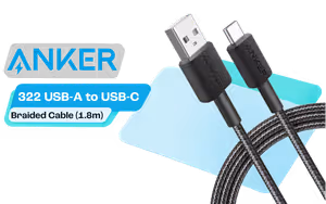 Anker 322 USB-A to USB-C Braided Cable 1.8m - image 1